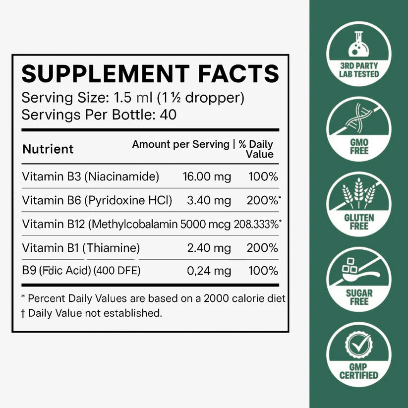 B-Complex Methylated Drops