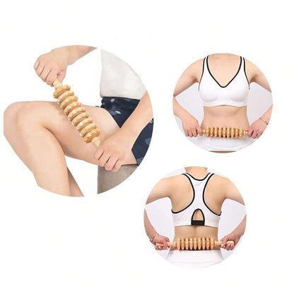Wooden Lymphatic Drainage Massage Set
