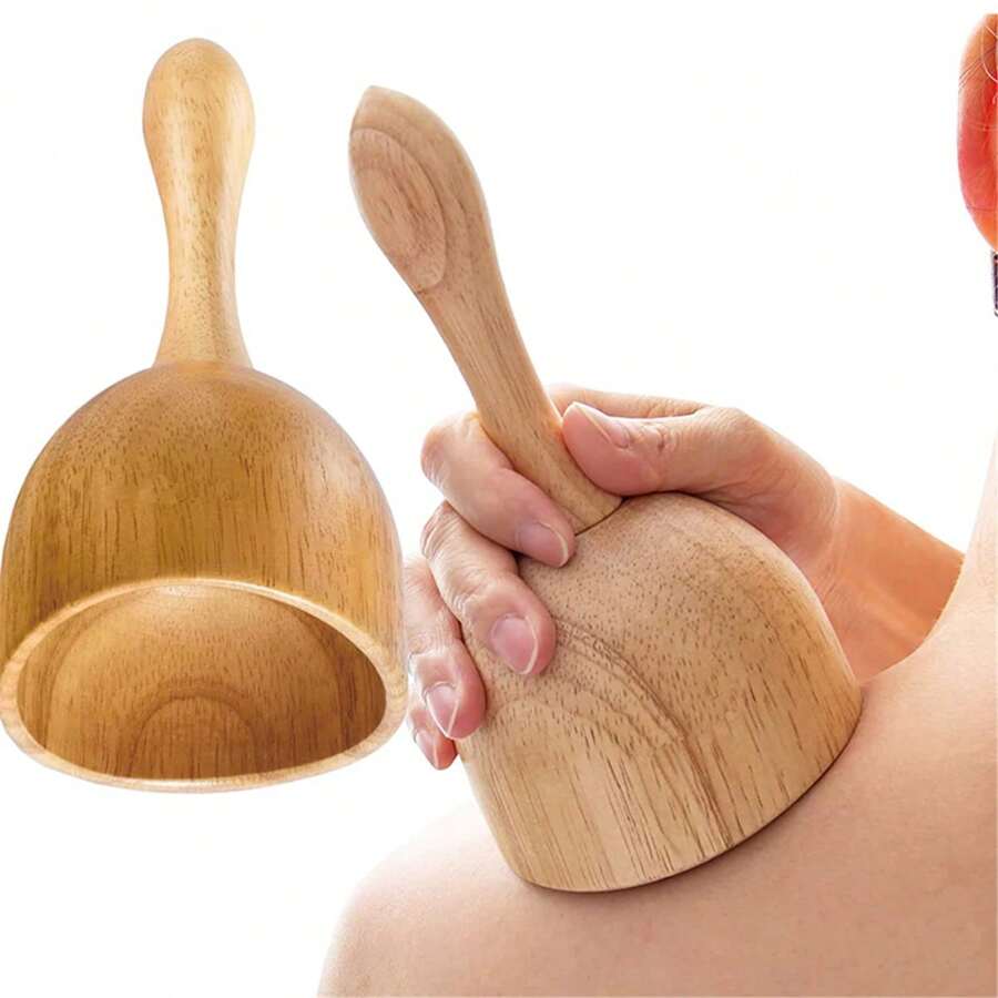 Wooden Lymphatic Drainage Massage Set