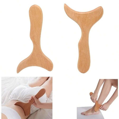 Wooden Lymphatic Drainage Massage Set