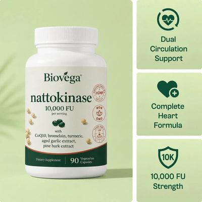 Biovega Nattokinase & Aged Garlic Complex