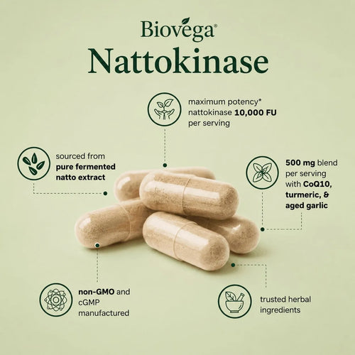 Biovega Nattokinase & Aged Garlic Complex