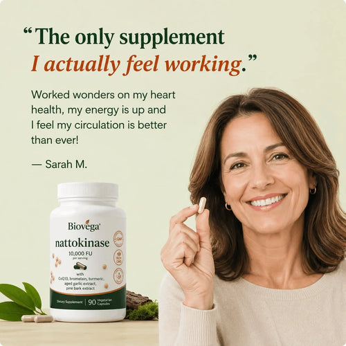 Biovega Nattokinase & Aged Garlic Complex