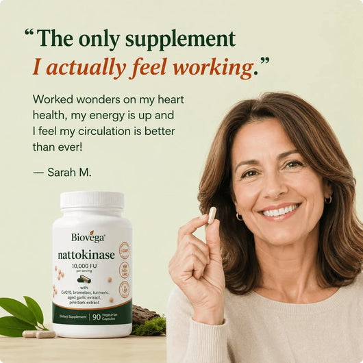 Biovega Nattokinase & Aged Garlic Complex
