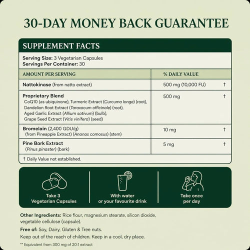 Biovega Nattokinase & Aged Garlic Complex