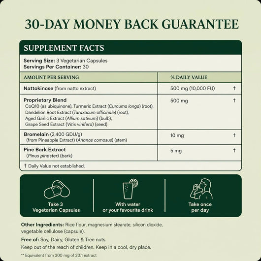 Biovega Nattokinase & Aged Garlic Complex